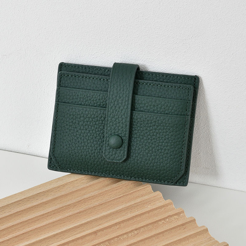 Ultra Thin Womens Card Holder Korean Style Multi Card Slot Slim Wallet