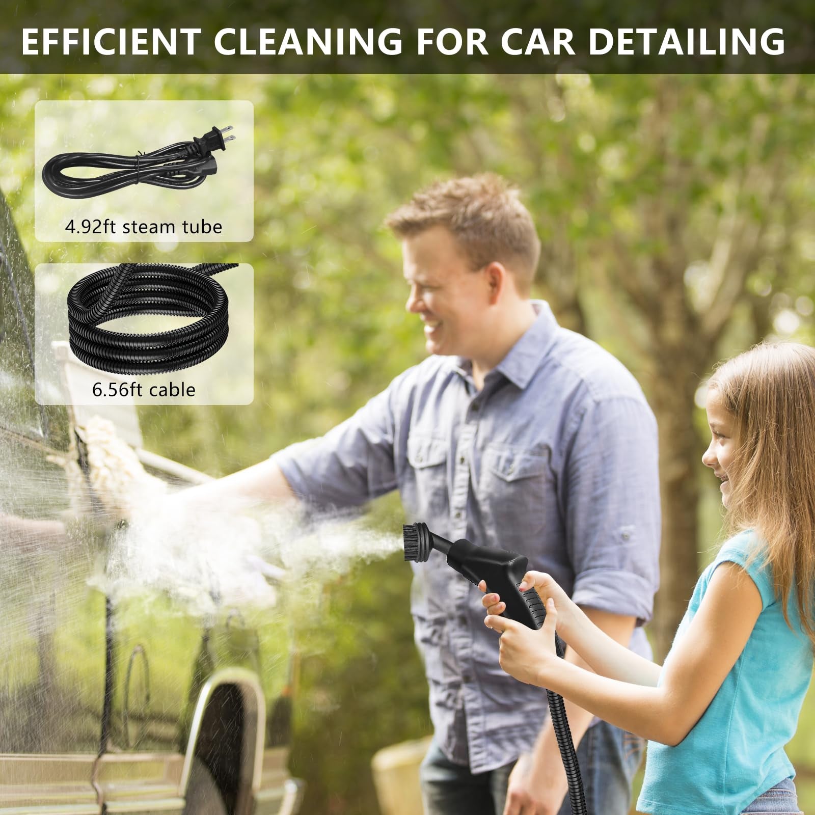 Handheld Steam Cleaner 2500W High Pressure Cleaning Steamer