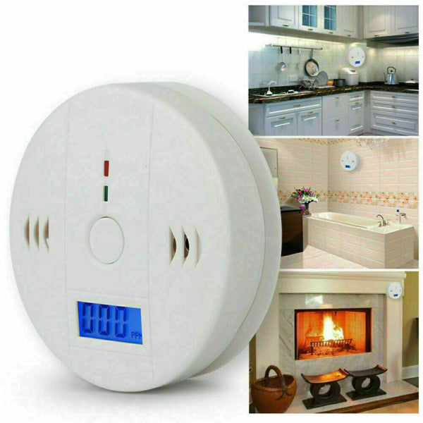 LCD Carbon Monoxide Gas Detector with Safety Alarm
