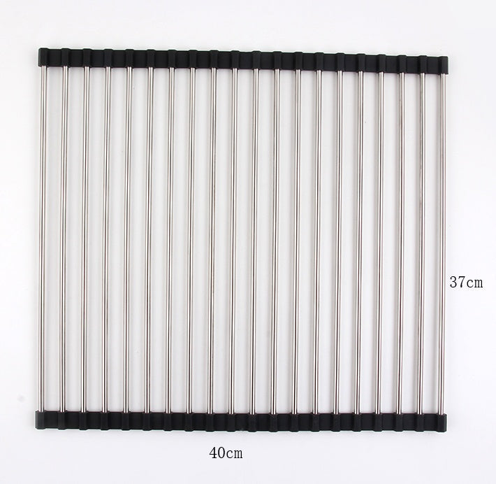 Folding Stainless Steel Kitchen Sink Rack