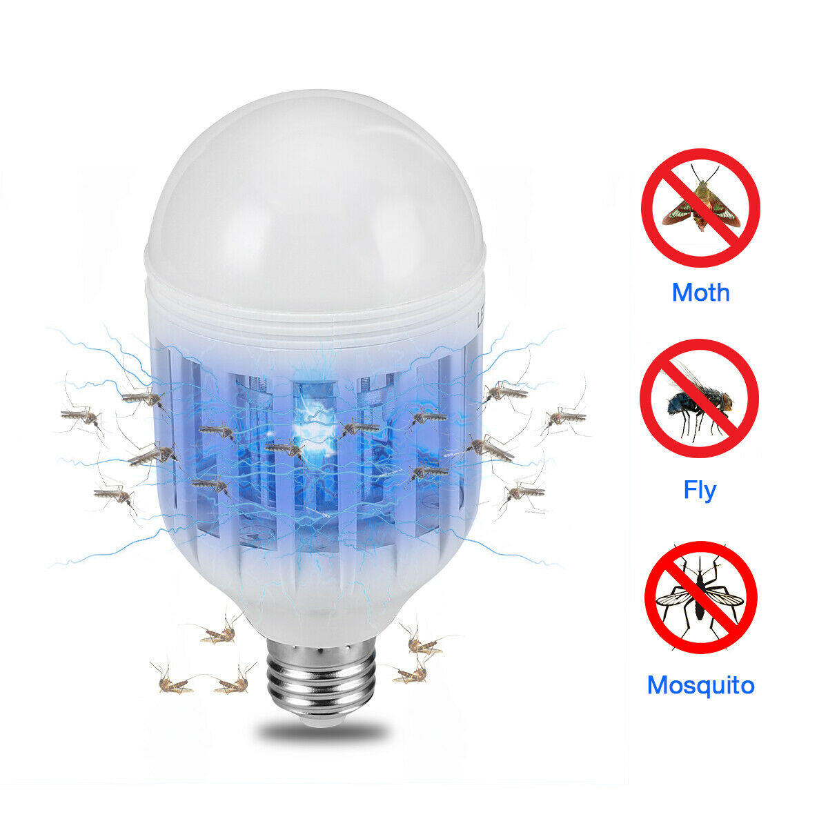 Bug Zapper Light Bulb E27 – Mosquito Killer Lamp Indoor Outdoor