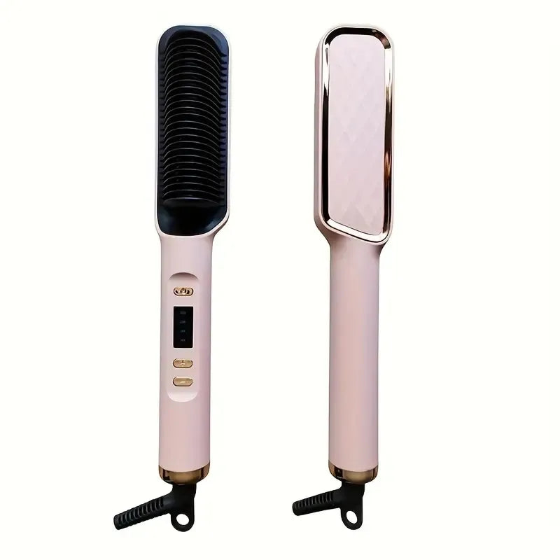 Ionic Hair Straightening Brush with 30 Temp Settings