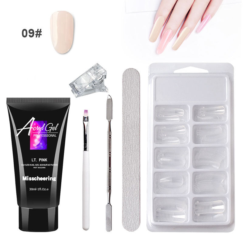 Painless Extension Crystal Gel Nail Art Set
