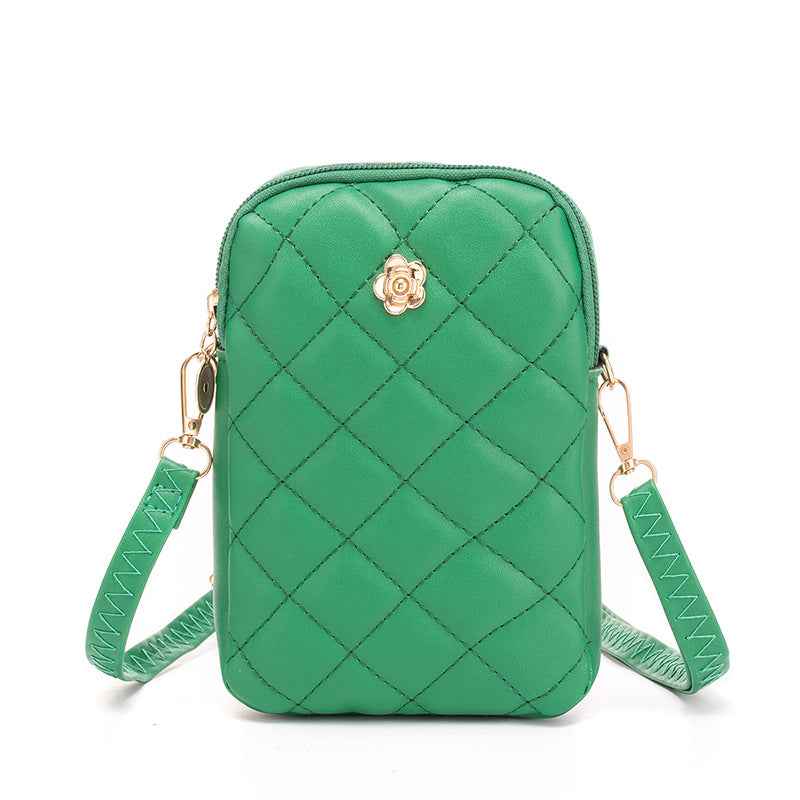 Simple All Match Vertical Crossbody Bag One Shoulder Casual Everyday Bag for Women