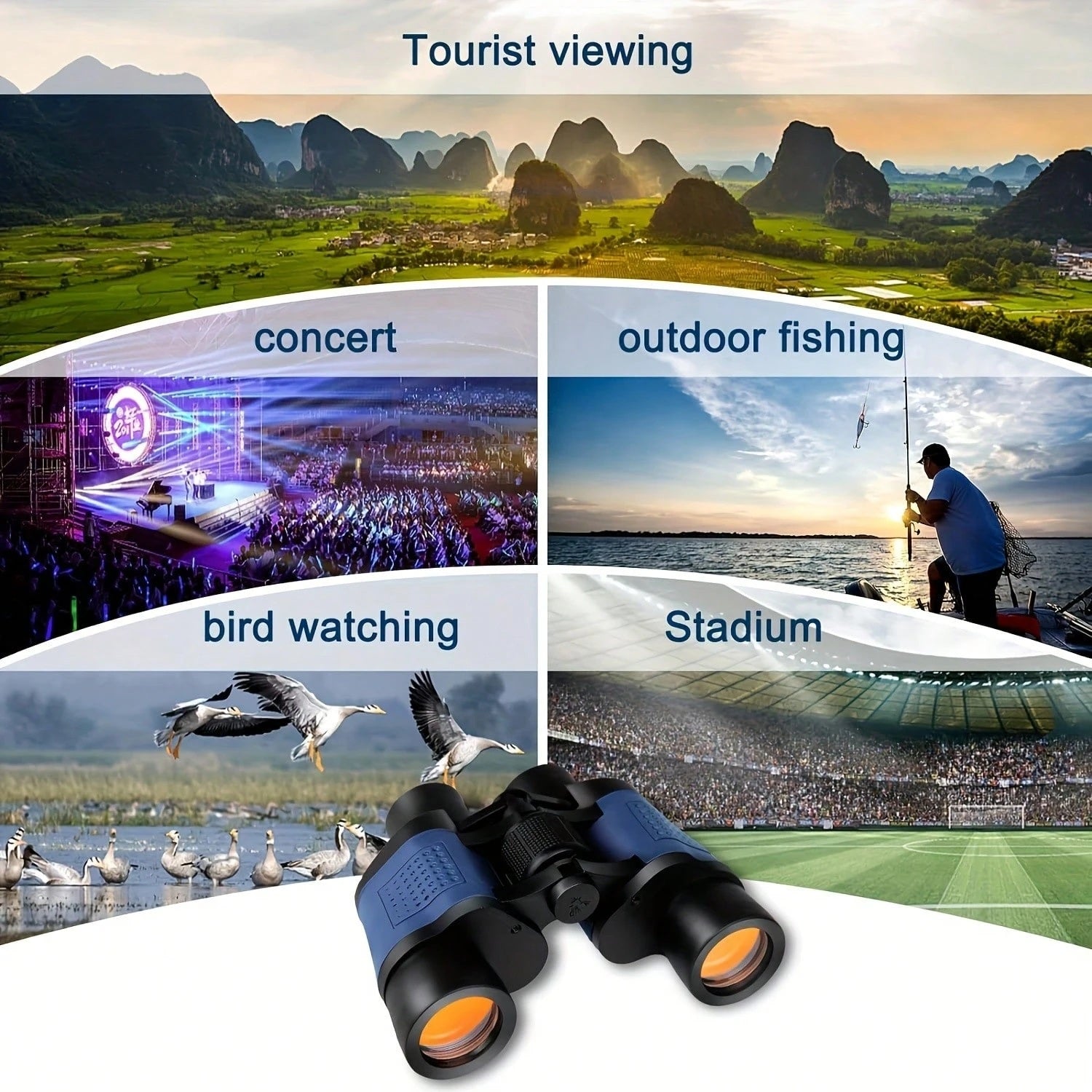 High Power Night Vision Telescope with Clear Long Distance View