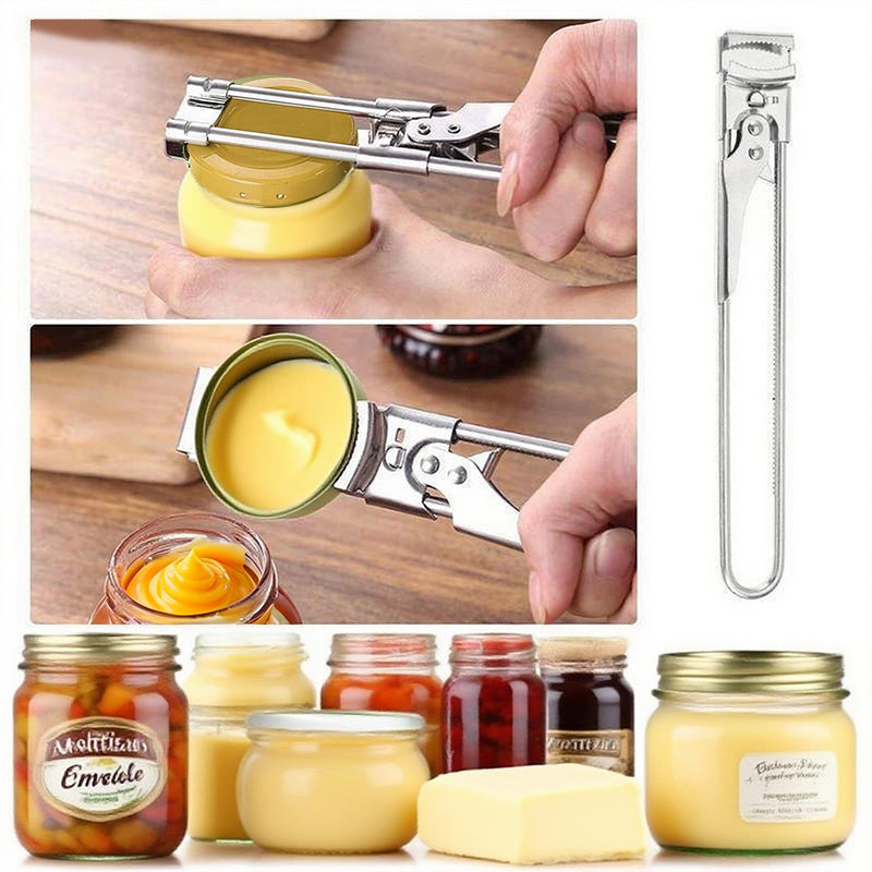 Adjustable Stainless Steel Can and Jar Opener