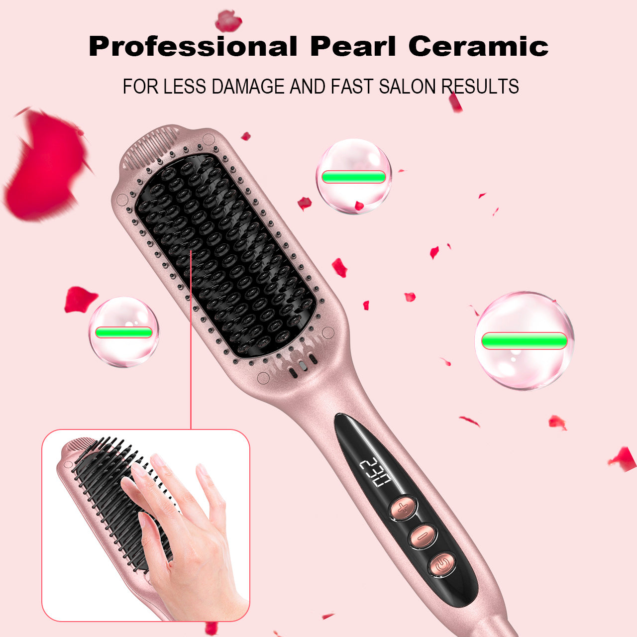 Straight Hair Comb Portable Styling Tool for Smooth Daily Hair Care
