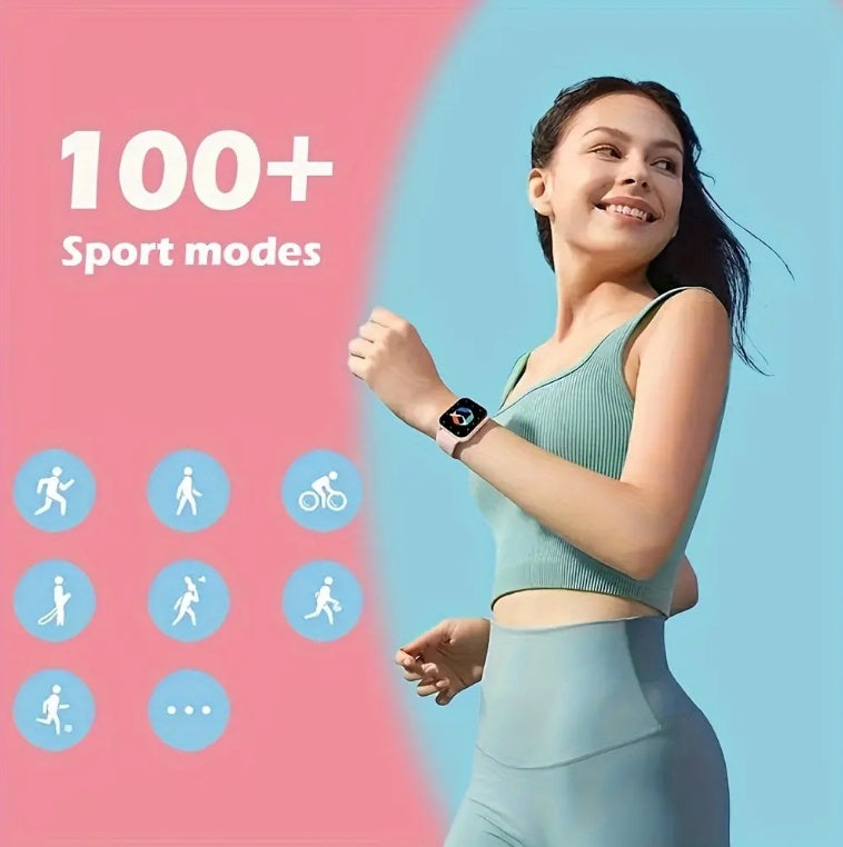 ZL54CJ Square Smartwatch Bluetooth Call Heart Rate Fitness Tracker
