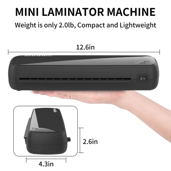 Versatile Laminator Machine with Fast Warm-Up for A4 A5 A6 Documents & Photos