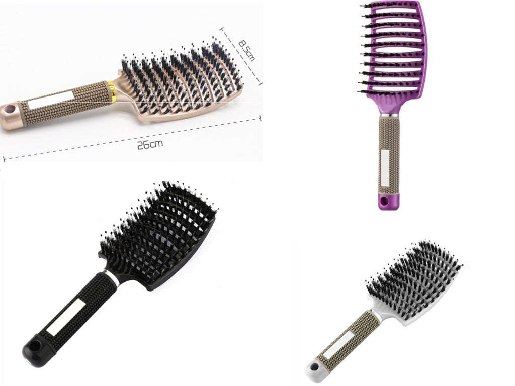 Bristle & Nylon Hair Brush for Detangling and Scalp Massage