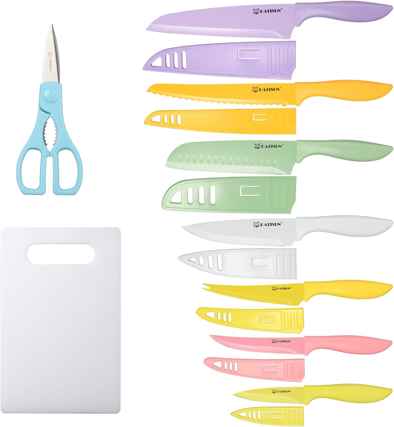 Complete 30 Piece Kitchen Knife Set with Cutting Board