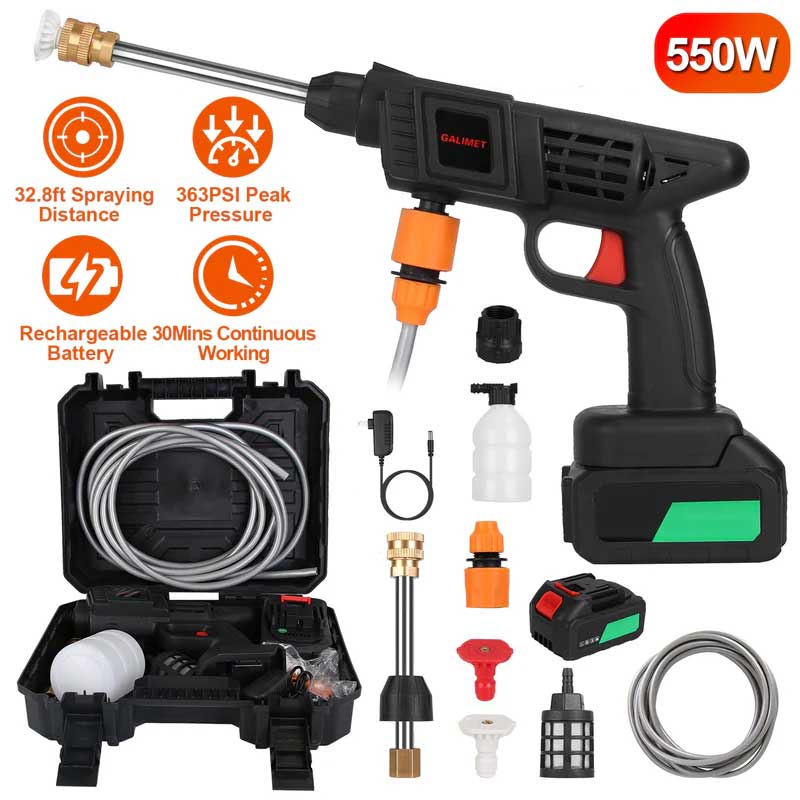 Cordless Pressure Washer Portable High Power Car Cleaner 48V