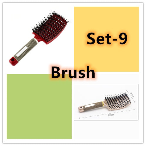 Bristle & Nylon Hair Brush for Detangling and Scalp Massage