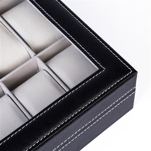12 Slot High-End Watch Storage Box Luxury Organizer Case