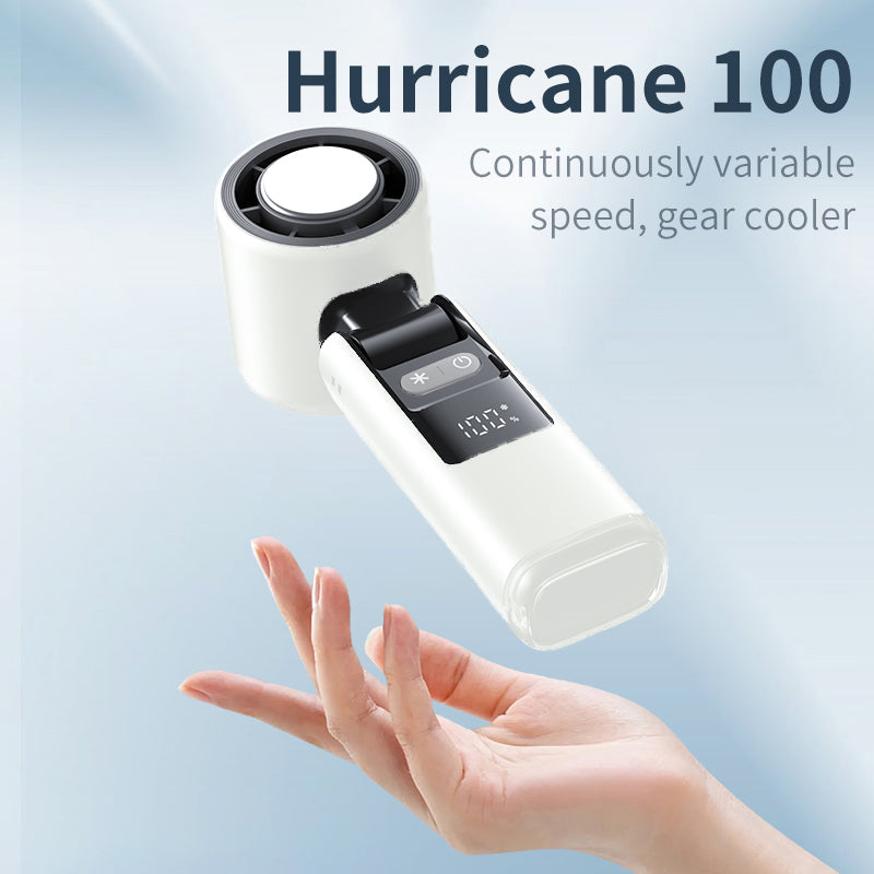 Portable Handheld Fan Rechargeable Turbo Cooling Foldable