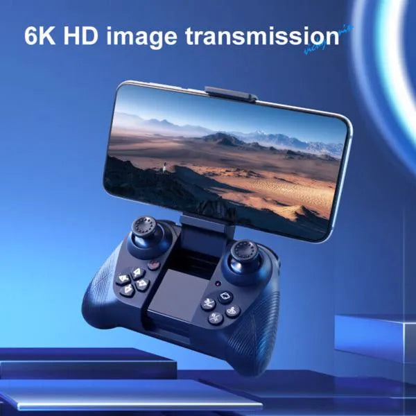6K HD Foldable RC Drone with Dual Camera WiFi FPV & 3 Batteries