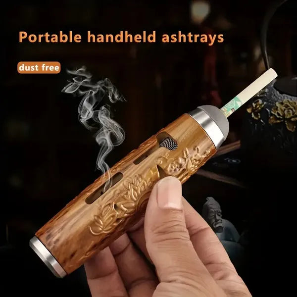 Premium Portable Car Ashtray Odor-Free Anti-Smoke Design