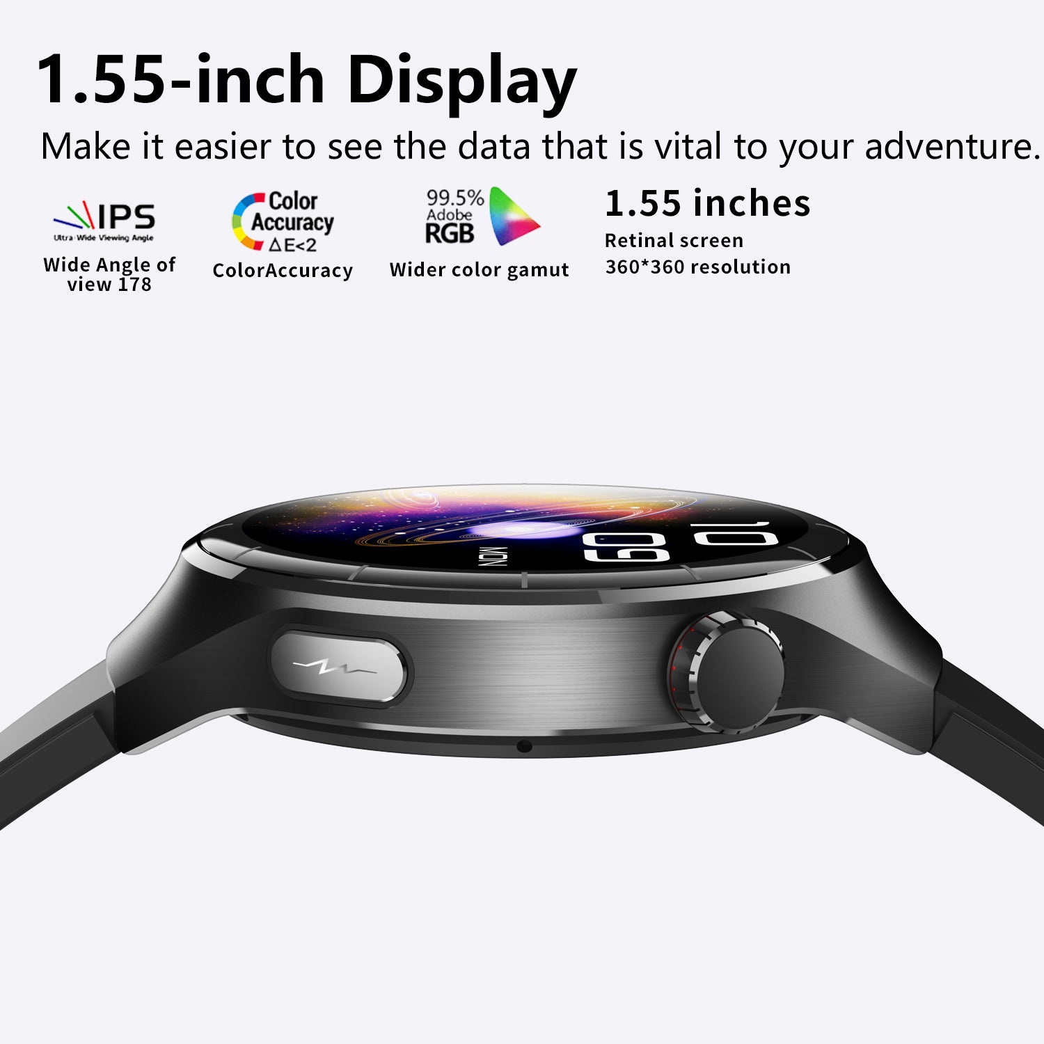 Fashion Smartwatch with Bluetooth Call, Health Tracking & IP67 Waterproof