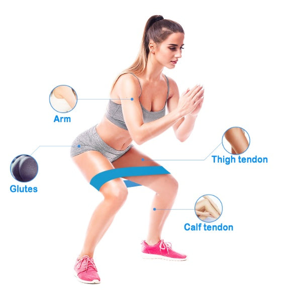 Resistance Bands Set Elastic Booty Workout Bands for Fitness, Gym, Yoga & amp