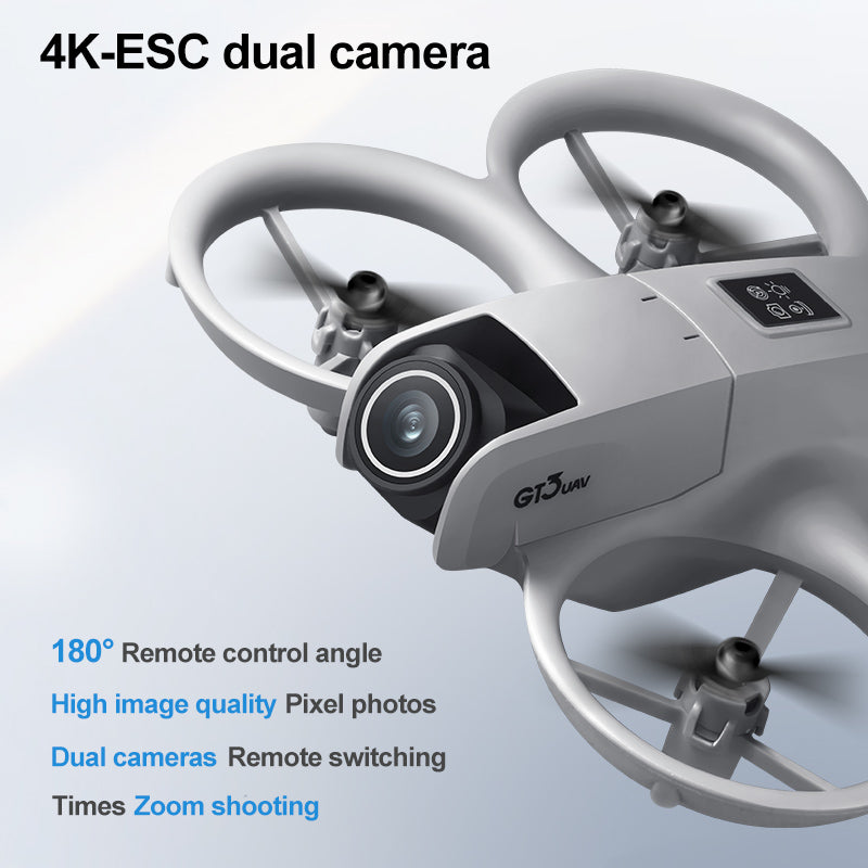 GT3 Dual Camera Drone with Optical Flow Hover & WiFi Control