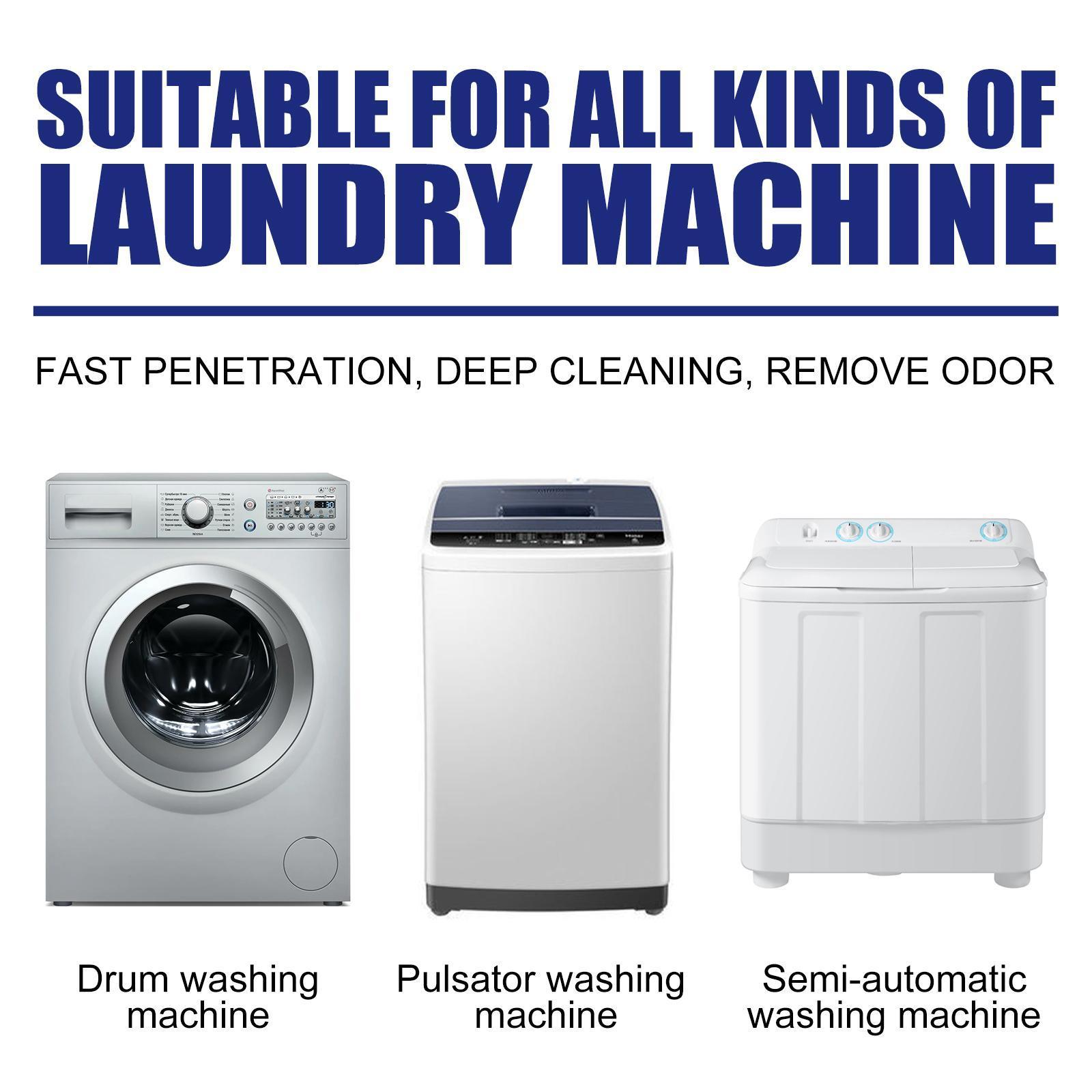 Washing Machine Cleaning Sheets Drum Cleaner Odor Remover