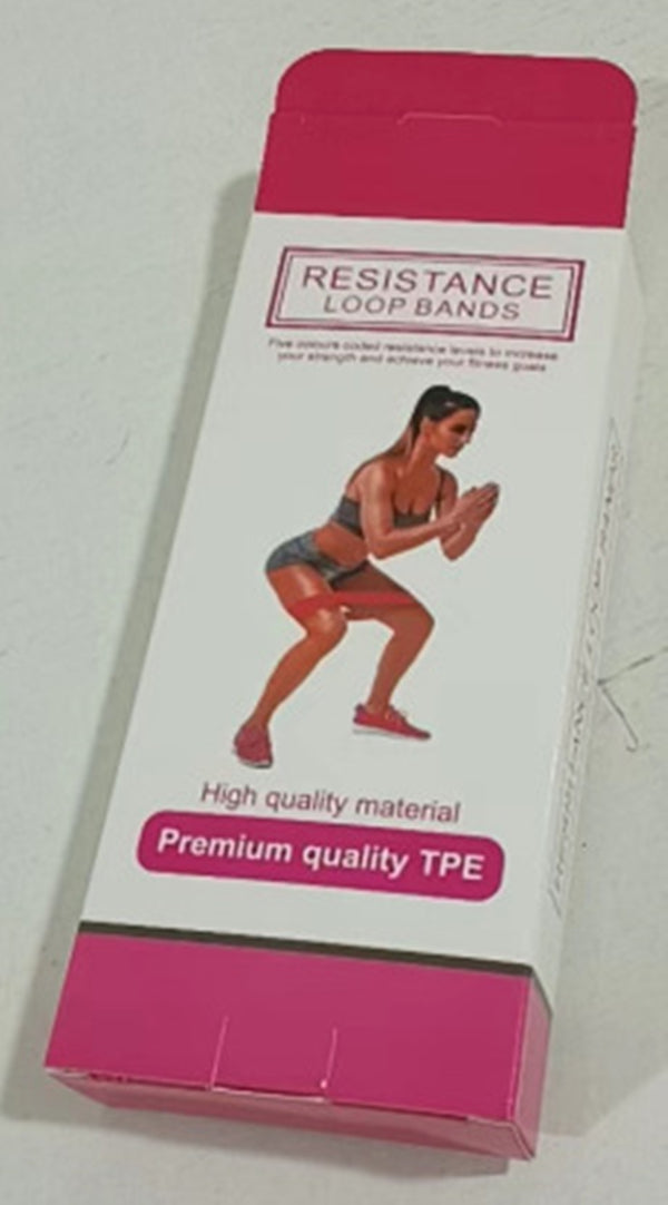 5 Level Resistance Rubber Bands Set for Yoga, Fitness & Full Body Training