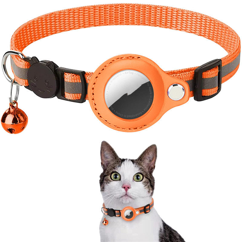 Premium Reflective Airtag Pet Collar Waterproof Protective Case