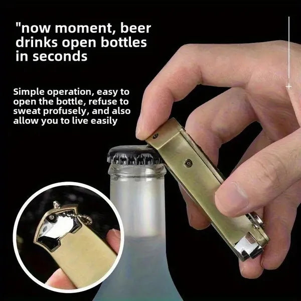 Premium 3in1 Tactical Lighter Bottle Opener Outdoor Survival