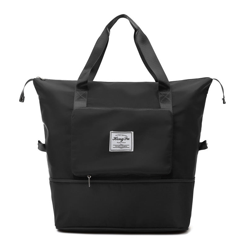 Dry and Wet Separation Sports Shoulder Bag Portable Gym Travel Tote