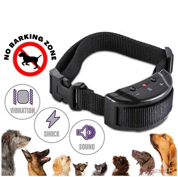Automatic Anti-Bark Dog Collar with Smart Control Modes
