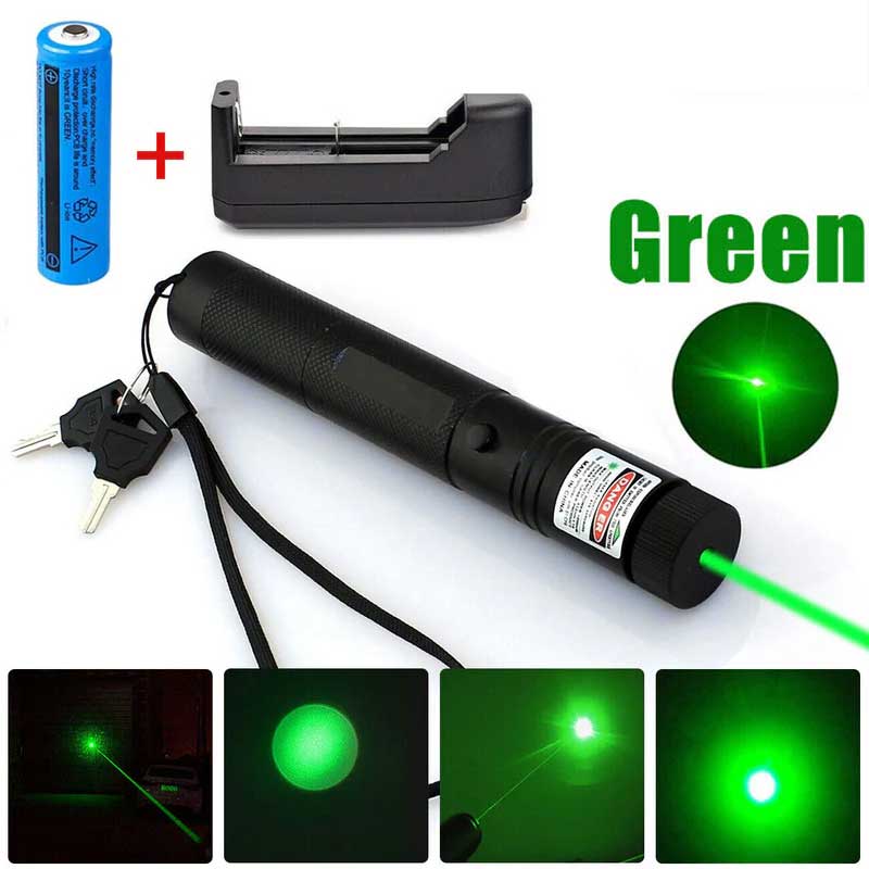 Ultra Powerful Green Laser Pointer USB Rechargeable Beam Pen