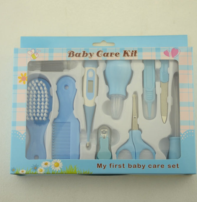 Baby Grooming and Care Kit with Thermometer, Nasal Care and Nail Clipper Set