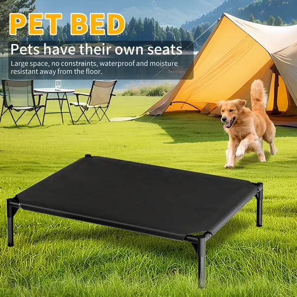 Breathable Raised Dog Bed – Elevated Oxford Pet Bed for Small, Medium & Large Dogs