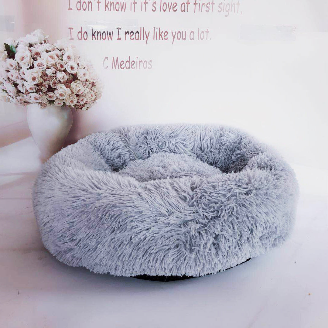 Luxury Plush Pet Nest Soft Warm Cozy Bed for Dogs & Cats