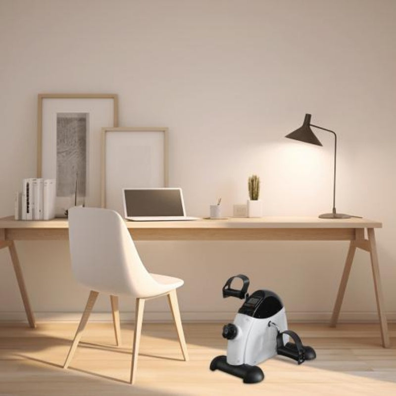 Mini Exercise Bike Pedal Trainer with Electronic Display & 120KG Capacity