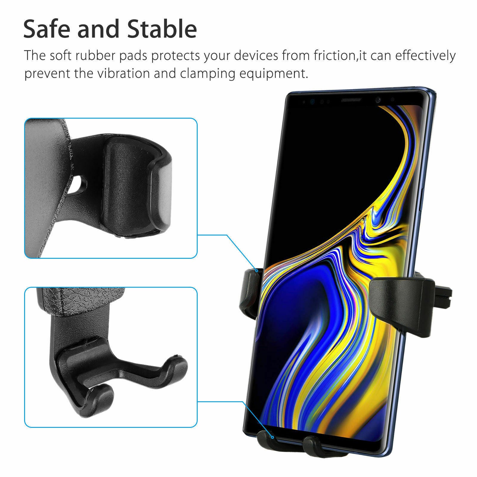 Universal Gravity Car Mount Air Vent Phone Holder for Smartphones
