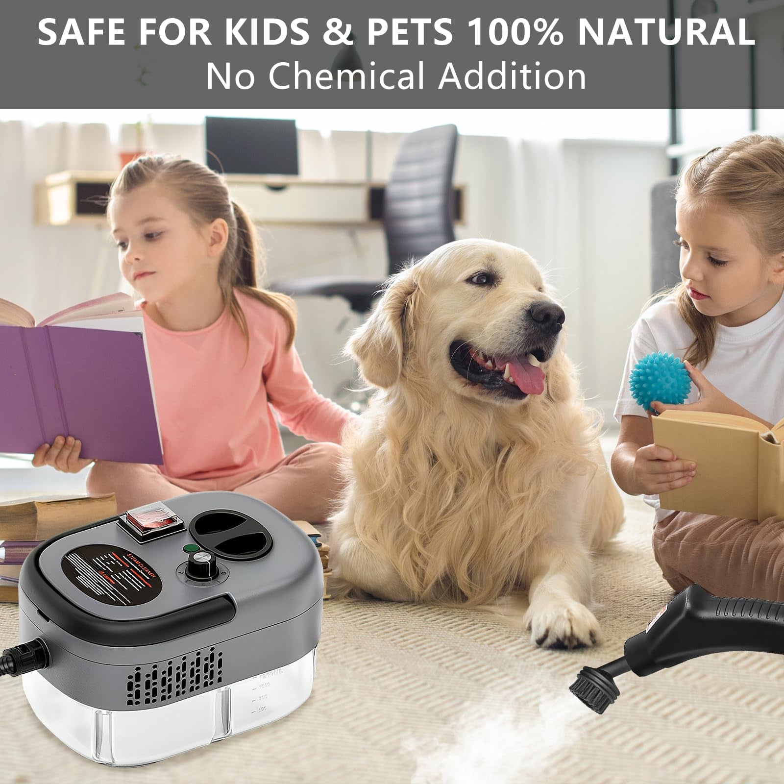 Handheld Steam Cleaner 2500W High Pressure Cleaning Steamer