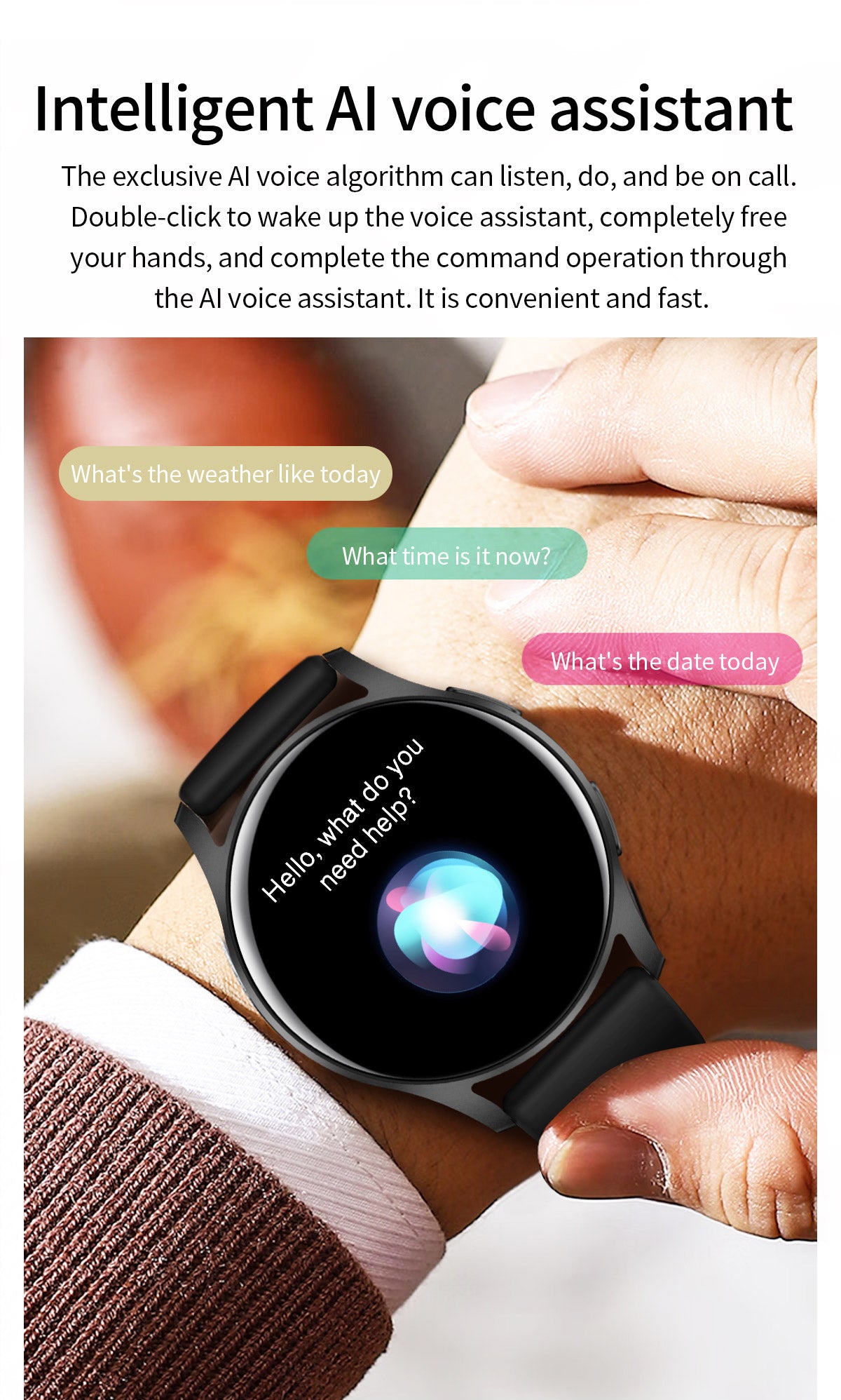 Trendy Smart Watch With Calling Fitness Tracker Touch Display