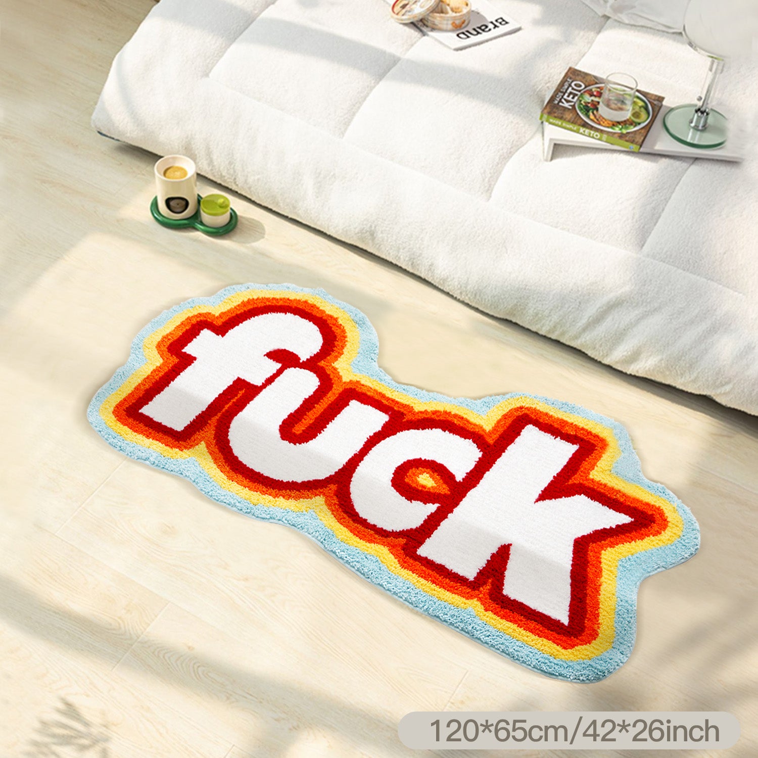 Non Slip Microfiber Bath Rug Absorbent Washable Bathroom Mat