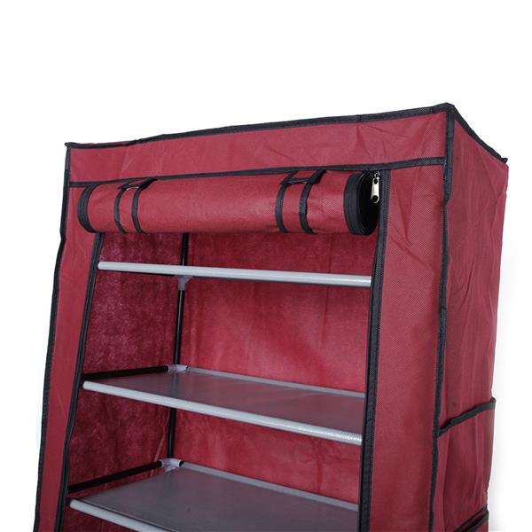 Space Saving 10-Tier Fabric Shoe Cabinet 9 Grid Organizer