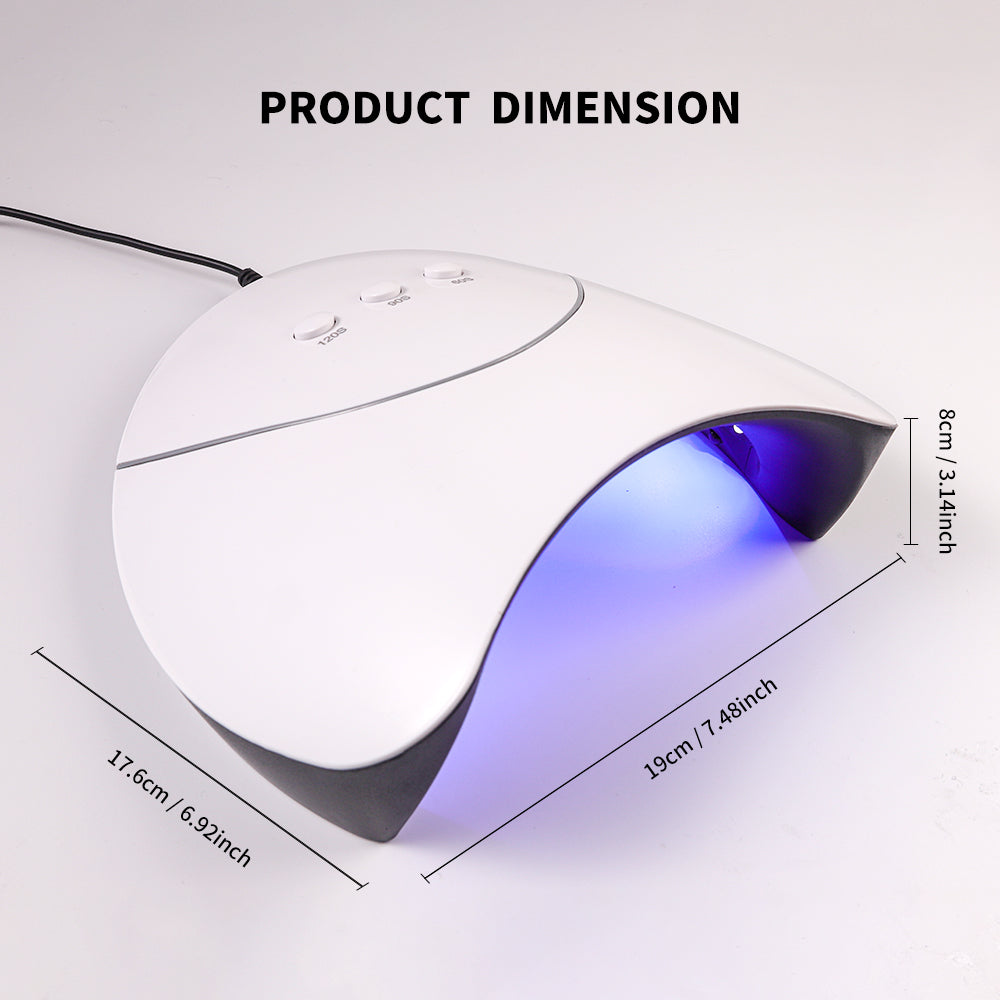 Professional USB Rechargeable UV LED Nail Lamp for Salon and Home Use
