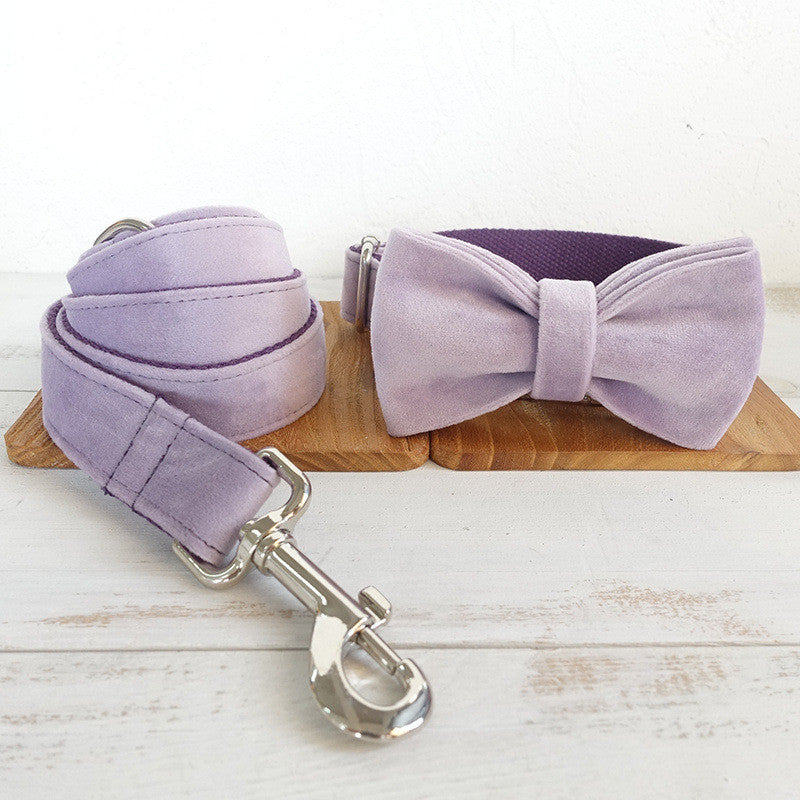 Premium Drawstring Pet Collar and Leash Set Adjustable Control