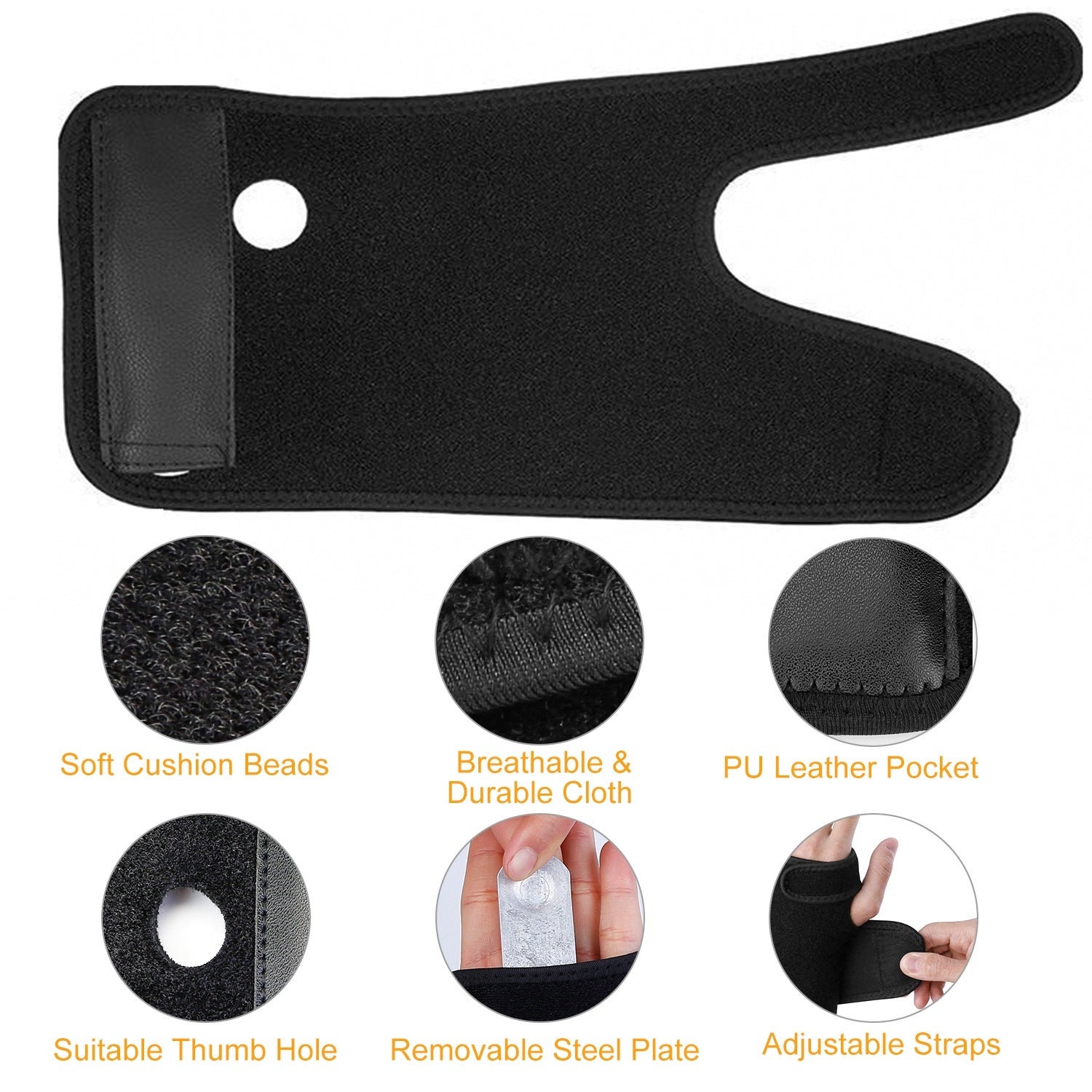 Wrist Support Brace with Splint for Carpal Tunnel & Recovery
