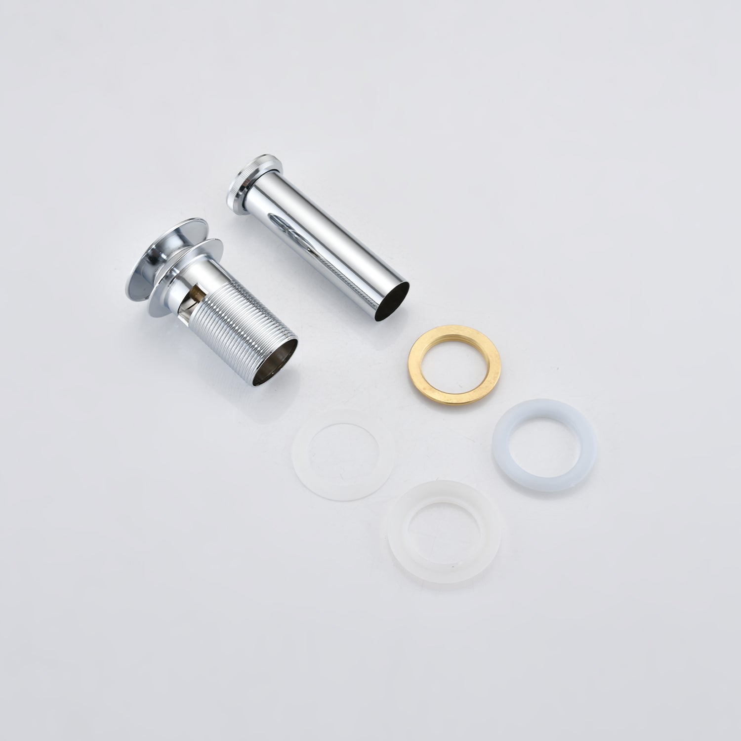 Premium Pop-Up Sink Drain with Overflow Stainless Steel Design