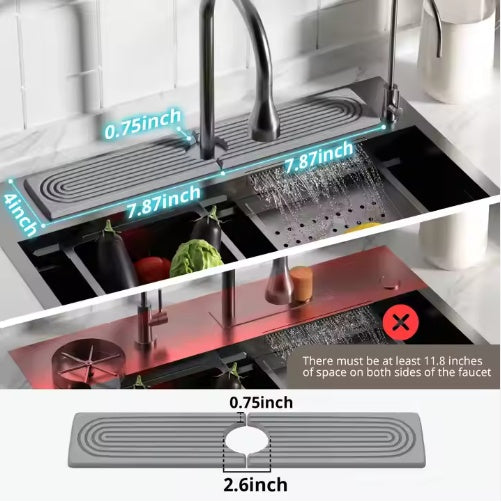 Diatomaceous Earth Sink Tray Instant Dry Kitchen Sink Caddy