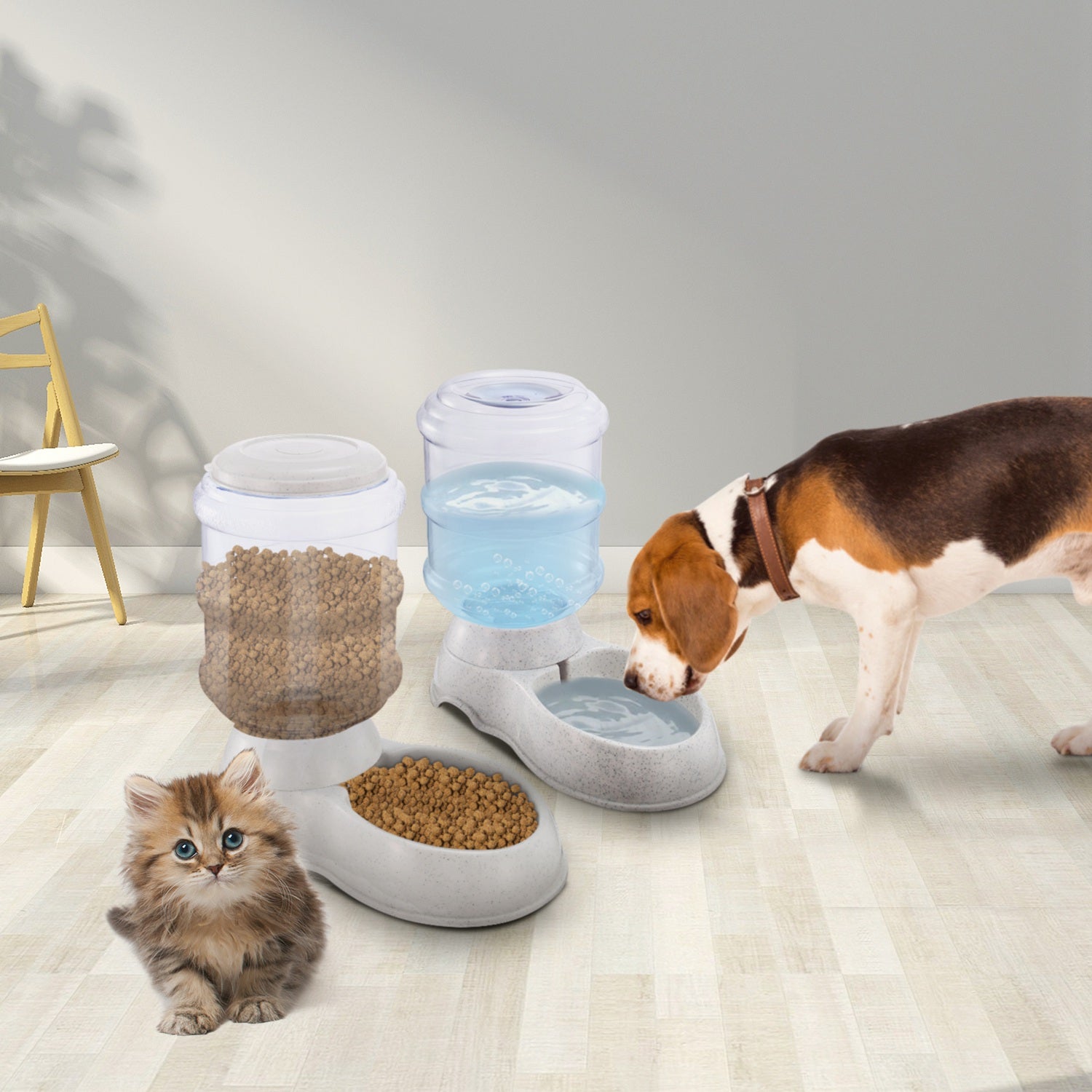 Automatic Gravity Pet Water Dispenser for Cats and Dogs