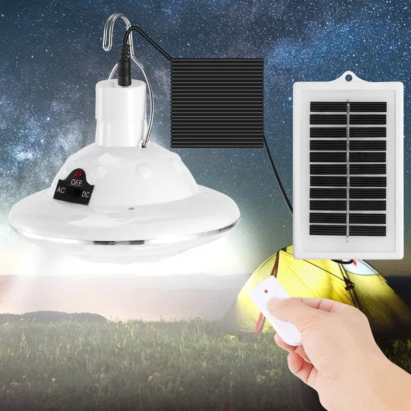 Portable Solar Camping Light LED Hanging Lantern Emergency Lamp