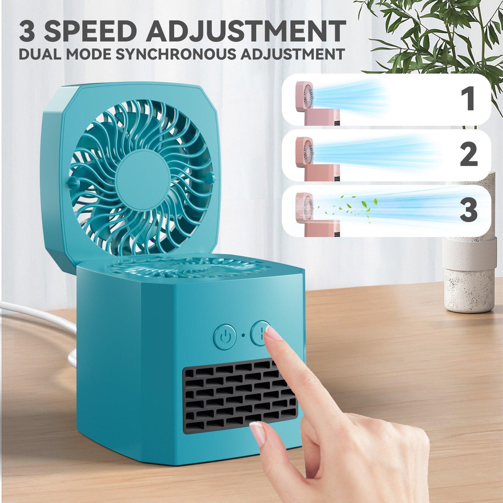 Dual Function Cooling Heating Fan Portable 3 Speed Heater