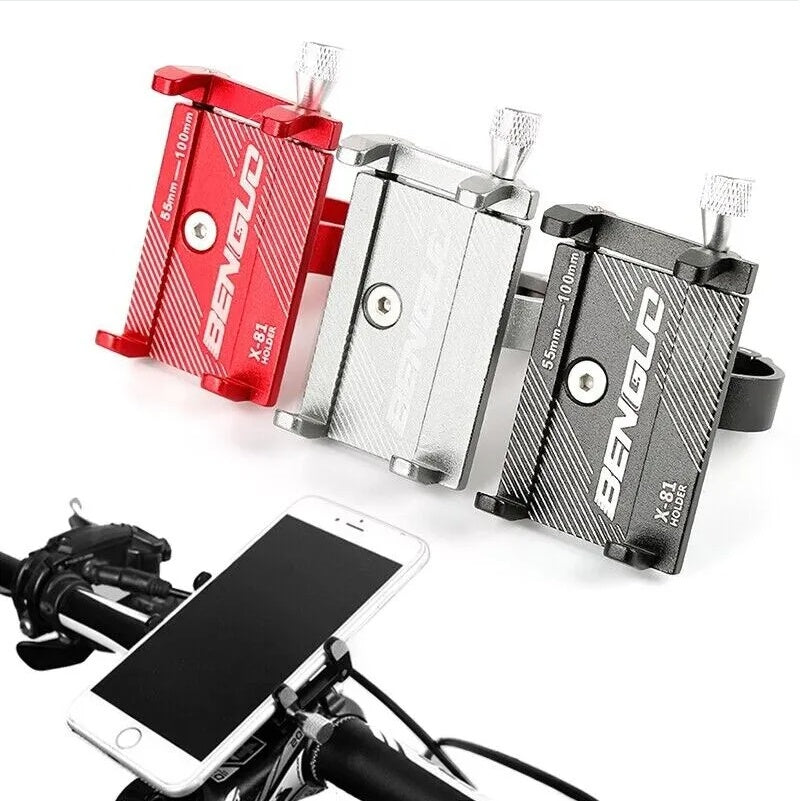 Aluminum Bike Phone Mount Handlebar Holder for GPS Secure