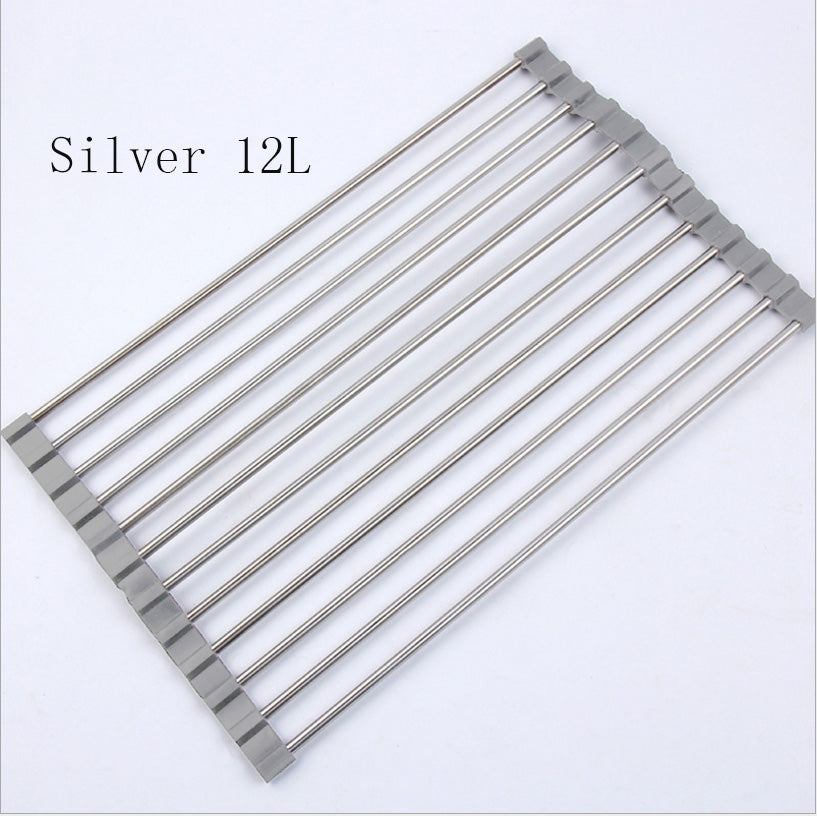 Folding Stainless Steel Kitchen Sink Rack
